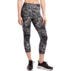 Women's Jockey Sport Marble Print Midrise Capri Leggings, Size: Large, Natural