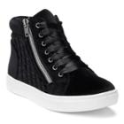 So&reg; Stacie Girls' High-top Sneakers, Girl's, Size: 1, Black