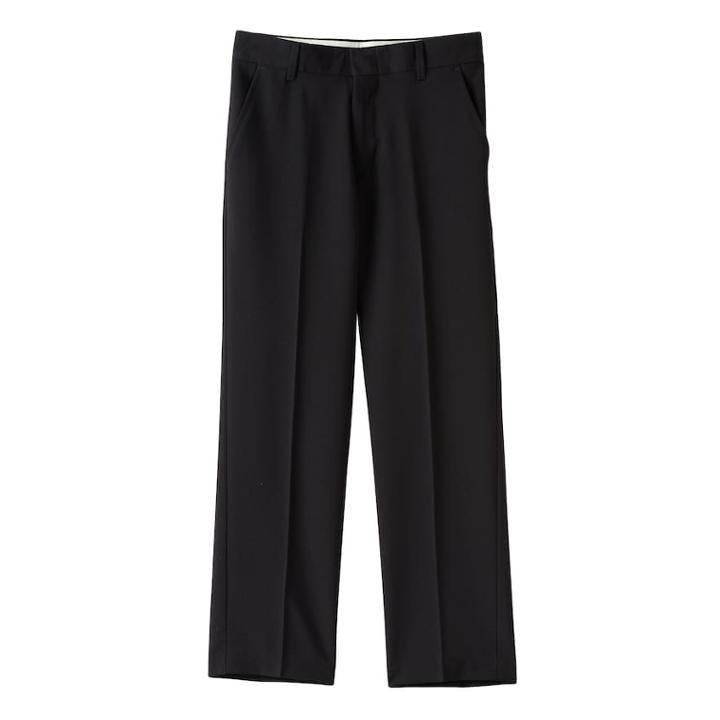 Boys 8-20 Husky Chaps Solid Stretch Dress Pants, Size: 12 Husky, Black