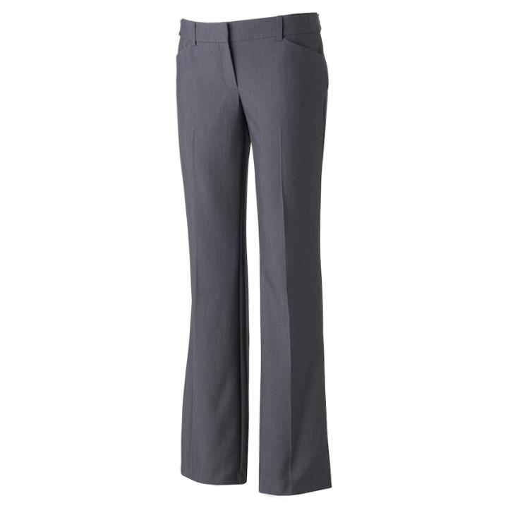 Juniors' Joe B Bootcut Dress Pants, Teens, Size: 3, Grey (charcoal)