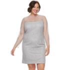 Plus Size Maya Brooke Beaded Sheer Dress, Women's, Size: 14 W, Silver