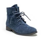 Muk Luks Sadie Women's Ankle Boots, Girl's, Size: 6, Blue (navy)