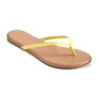 Lc Lauren Conrad Pixii Women's Flip Flops, Size: 7, Brt Yellow