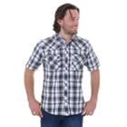 Big & Tall Dickies Western Plaid Button-down Shirt, Men's, Size: Xxl Tall, Grey (charcoal)