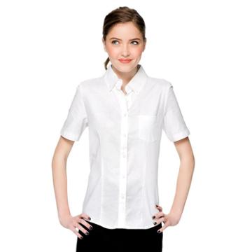 Lee Uniforms Juniors' Stretch Oxford Top, Girl's, Size: Small, White