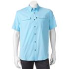 Men's Coleman Classic-fit Performance Button-down Guide Shirt, Size: Large, Light Blue