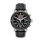 Citizen Eco-drive Men's Brycen Leather Chronograph Watch - Ca0649-14e, Size: Large, Black