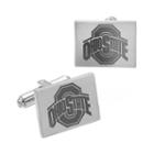 Fiora Stainless Steel Ohio State Buckeyes Team Logo Cuff Links, Men's, Multicolor