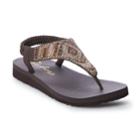 Women's Skechers Meditation Beaded Slingback Thong Sandals, Size: 10, Light Red