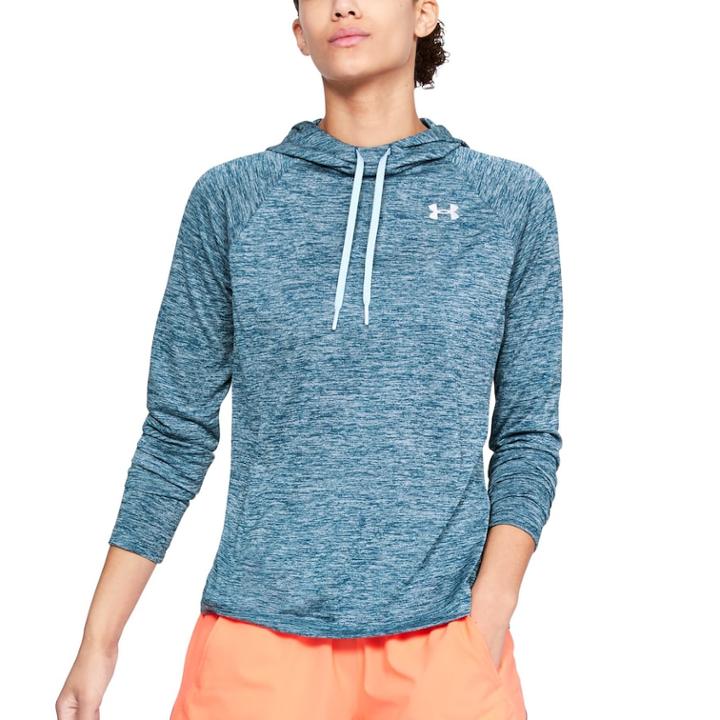 Women's Under Armour Tech Twist Long Sleeve Hoodie, Size: Medium, Blue (navy)