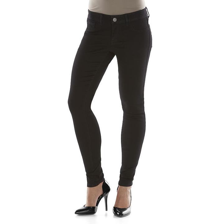 Juniors' So&reg; Denim Jeggings, Kids Unisex, Size: 17, Black