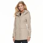 Women's Weathercast Hooded Topper Jacket, Size: Small, Med Brown