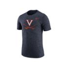 Men's Nike Virginia Cavaliers Marled Tee, Size: Xl, Blue (navy)