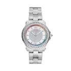 Juicy Couture Women's Pedigree Crystal Stainless Steel Watch - 1901237, Size: Medium, Silver