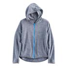 Girls 7-16 & Plus Size So&reg; Full Zip Microfleece Hoodie, Size: 20 1/2, Grey