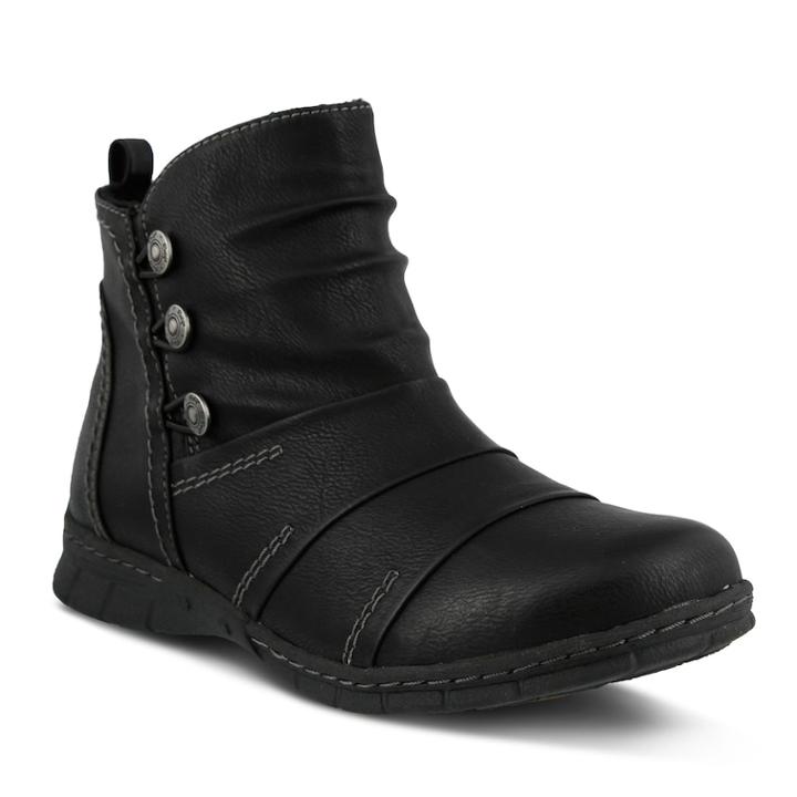 Spring Step Anatol Women's Water-resistant Ankle Boots, Size: 38, Black