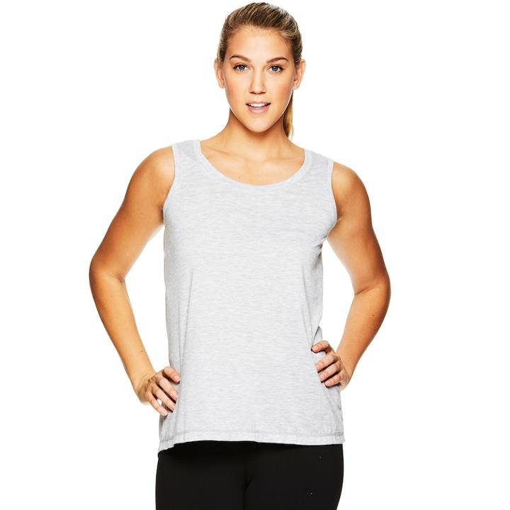 Women's Gaiam Willa Strappy Back Yoga Tank, Size: Xs, White
