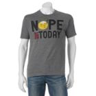 Men's Nope Not Today Tee, Size: Small, Med Grey