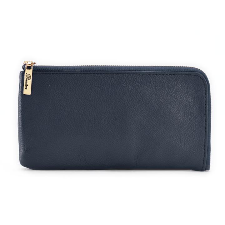 Buxton Florence L-zip Wallet, Women's, Med Blue