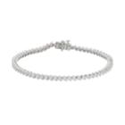 10k White Gold 4 Carat T.w. Diamond Tennis Bracelet, Women's