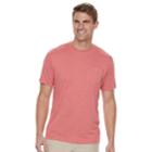 Men's Columbia Sycamore Falls Omni-shade Pocket Tee, Size: Large, Pink