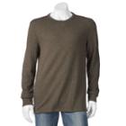 Men's Sonoma Goods For Life&trade; Heathered Thermal Tee, Size: Xxl, Dark Brown