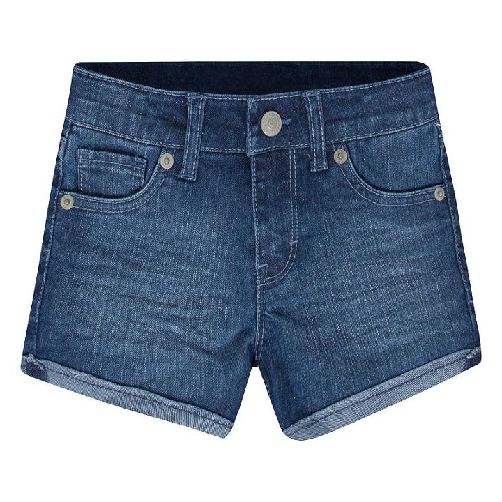 Girls 4-6x Levi's Scarlett Rolled Cuffs Shorty Shorts, Girl's, Size: 4, Blue Other