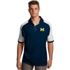 Men's Antigua Michigan Wolverines Century Polo, Size: Medium, Blue (navy)