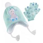 Disney's Frozen Elsa Girls 4-16 Hat & Gloves Set, Blue