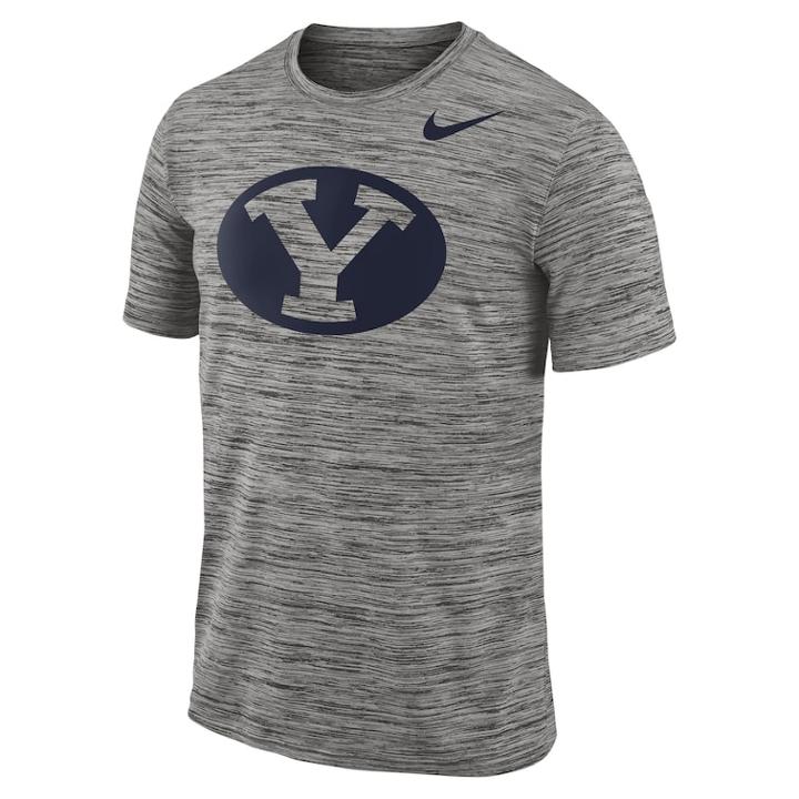 Men's Nike Byu Cougars Travel Tee, Size: Large, Char