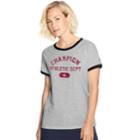 Women's Champion Heritage Athletic Dept Ringer Graphic Tee, Size: Small, Med Grey