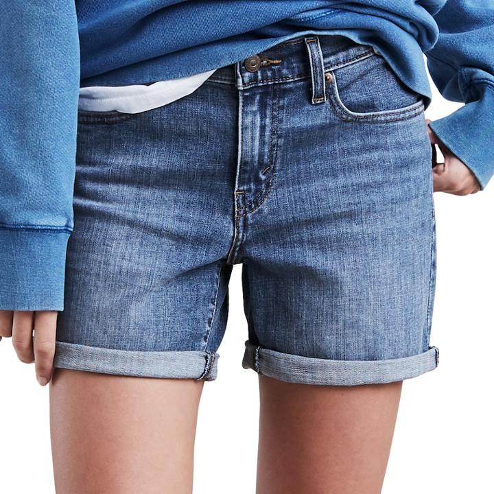 Women's Levi's Classic Jean Shorts, Size: 30(us 10)m, Med Blue