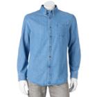 Big & Tall Croft & Barrow&reg; Classic-fit Woven Button-down Shirt, Men's, Size: 3xb, Light Blue