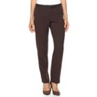 Petite Apt. 9&reg; Classic Fit Dress Pants, Women's, Size: 14 Petite, Brown
