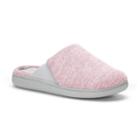 Dearfoams Women's Memory Foam Scuff Slippers, Size: Medium, Pink