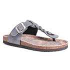 Muk Luks Marsha Women's Slide Sandals, Size: 7, Grey