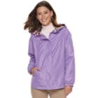Women's D.e.t.a.i.l.s Hooded Reversible Jacket, Size: Large, Med Purple