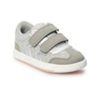 Dr. Scholl's Kameron Toddler Girls' Floral Sneakers, Size: 4 T, Grey