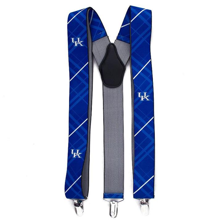 Men's Kentucky Wildcats Oxford Suspenders, Blue