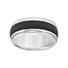 Simply Vera Vera Wang Tungsten Carbide Men's Wedding Band, Size: 12, Black