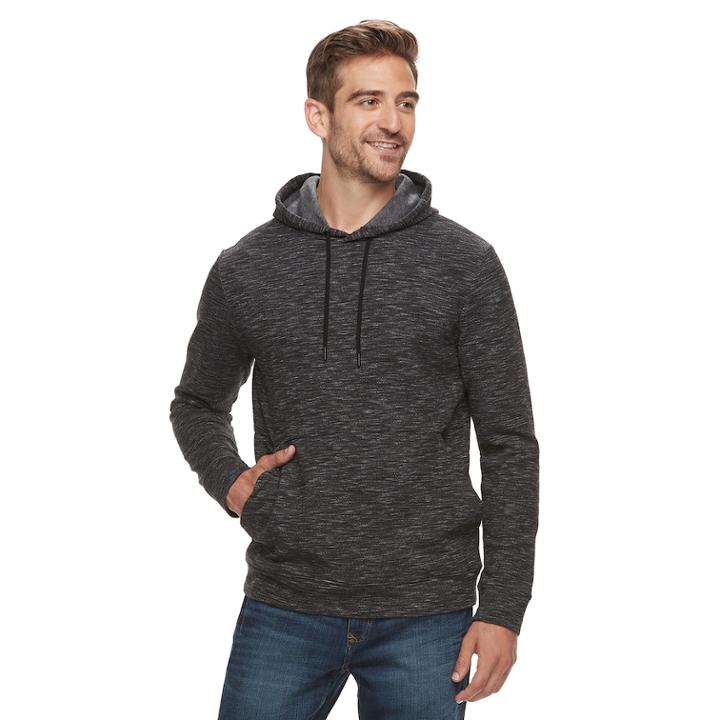 Men's Marc Anthony Slim-fit Hoodie, Size: Medium, Black