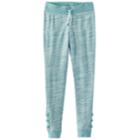 Girls Plus Size So&reg; Space-dyed Lattice Hem Jogger Pants, Size: 20 1/2, Med Blue