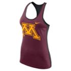 Women's Nike Minnesota Golden Gophers Dri-fit Touch Tank Top, Size: Xxl, Red