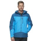 Men's Columbia Winter Slope Colorblock Thermal Coil Insulated Jacket, Size: Large, Dark Blue