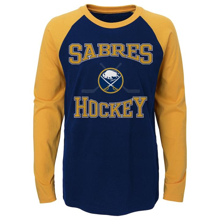 Boys 8-20 Buffalo Sabres Morning Skate Tee, Size: L 14-16, Blue (navy)