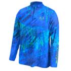 Men's Realtree Cast Performance Quarter-zip Windshirt, Size: Medium, Dark Blue