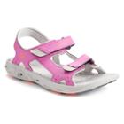 Columbia Techsun Girls' Water Sandals, Girl's, Size: 4, Med Pink