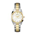 Bulova Women's Two Tone Stainless Steel Watch - 98p145, Multicolor