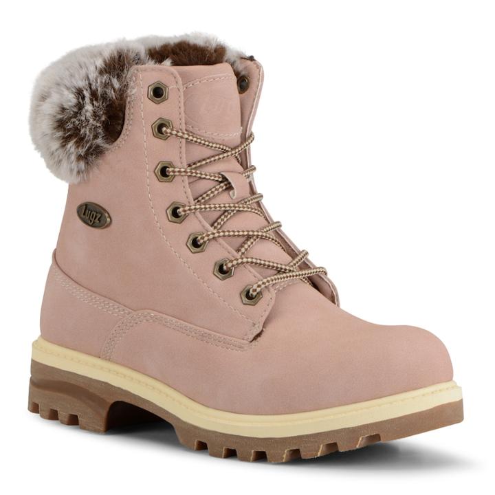 Lugz Empire Hi Faux-fur Women's Water-resistant Boots, Size: Medium (6), Light Pink