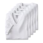 Men's Reebok 5-pack V-neck Tees, Size: Small, White